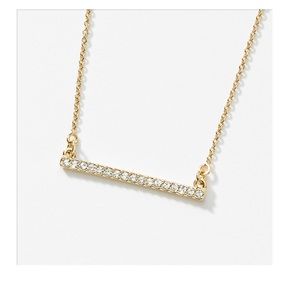Pave Bar necklace - Touchstone Crystal